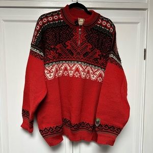 Red Dale of Norway Sweater